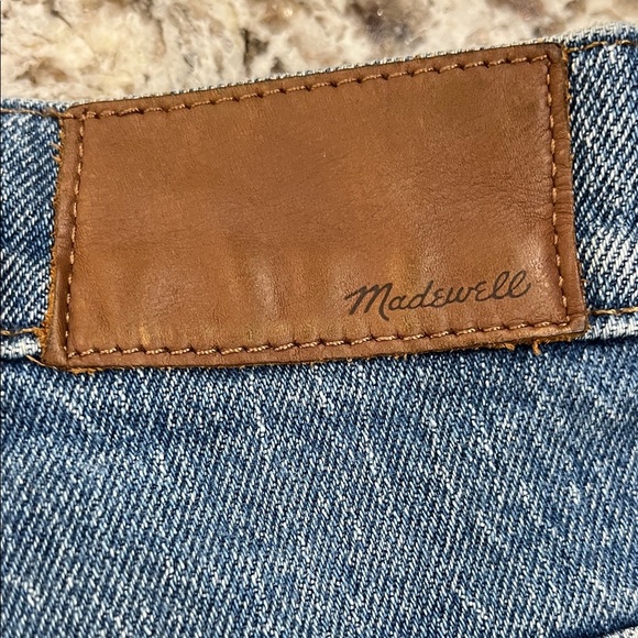Madewell Classic Blue Straight Leg Jeans - Picture 11 of 15